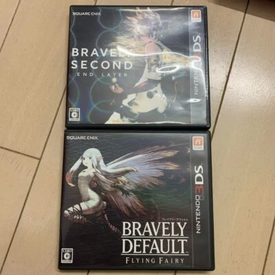 Nintendo 3DS Bravely Default Flying Fairy & Bravely Second End Layer set Japan - Image 1 of 3