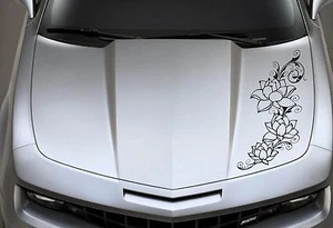 lotus flowers car/wall etc graphic vinyl decal sticker-price for one decal - Picture 1 of 8
