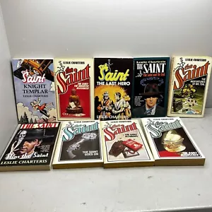 Leslie Charters der Heilige Taschenbuch Lot 9 Charterbücher Vintage 1980er Jahre seltenes Set - Bild 1 von 7