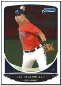 2013 Bowman Chrome Mini #38 Ian Hagenmiller Atlanta Braves NM-MT 