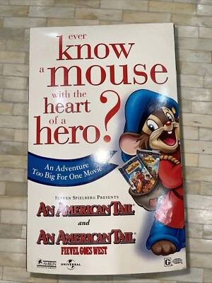 AN AMERICAN TAIL & FIEVEL GOES WEST~Digitally Restored Box Set of 2 VHS Tapes!! - Image 1 of 4