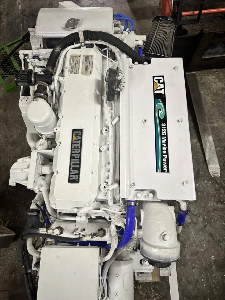 Двигатель 2001 MARINE Cat CATERPILLAR 3126 350 л.с. 1k часов как новый - Изображение 1 из 4