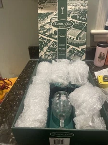 Juego de 6 copas de vino vintage Eamon Grabadas Claddagh Tréboles Hechas en Irlanda - Imagen 1 de 5