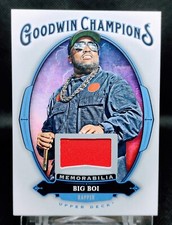 2020 Upper Deck Goodwin Champions Rapper BIG BOI Memorabilia #M-BO