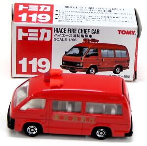 Tomy Hiace Fire Chief Car 1:66 in box