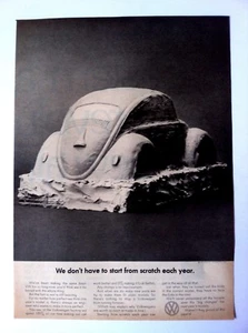 1969 VW Volkswagen Beetle Print Ad - Picture 1 of 4