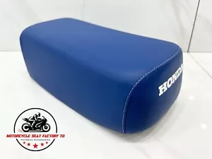 1983 - 1984 Honda ATC70 ATC 70 Saddle Seat Pan ( Blue ) Motorcycle New Complete. - Picture 1 of 16