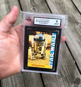 1977 Star Wars Wonder Bread Card #8 Artoo-Detoo KSA 9
