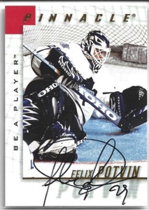 97-98 Pinnacle Be a Player Signatures Felix Potvin #4