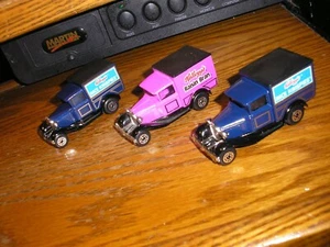 RARE Vintage Lot of 3 Matchbox Model A Ford Kellogg's Delivery Trucks Free SHIP - Picture 1 of 4