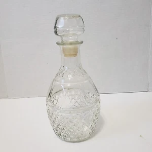 Princess House Crystal Wine Liquor Decanter Carafe w Stopper 32oz Barware Vtg - Picture 1 of 10