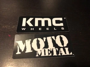 KMC WHEELS SERIES MOTO METAL STICKER 2PC SET - Picture 1 of 1