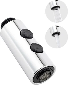 Pull down Spray Head Replacement, 2 Function Kitchen Faucet Head, Bathroom Pull - Picture 1 of 12