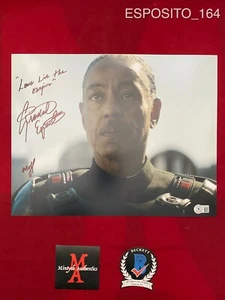 ¡FOTO FIRMADA DE GIANCARLO EXPOSITO 11x14 GIANCARLO EXPOSITO! ¡MANDALORIAN! ¡AUTENTICIDAD BECKETT! - Imagen 1 de 1