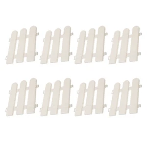 8pcs Zaun Modell Spielzeug Kleinen Zaun Grenze Kleine Holz Zaun - Bild 1 von 12