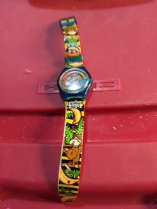 Nickelodeon Rugrats Digital Watch Unisex Kids Blue Rubber Band 90s Chucky  - Picture 1 of 5