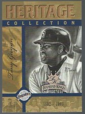 Tony Gwynn 2003 Diamond Kings Heritage Collection Card# HC 9