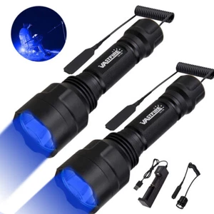 Linterna LED Azul Noche Pesca Caza Luz Rifle de Aire Antorcha e Interruptor Remoto - Imagen 1 de 12