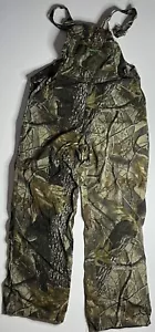 Remington Camouflage Bib Overalls Youth L Large 10 12 Realtree Hardwoods Camo - Picture 1 of 4