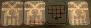 40 DICE! Games Workshop Warhammer The End Times Chaos Dice Khorne Tins x4 New - Picture 1 of 5