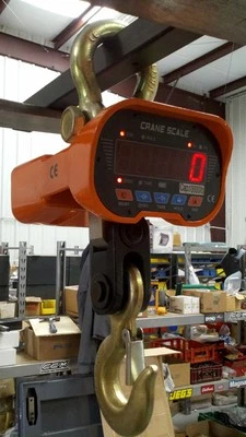 Grúa de pesaje digital colgante aérea de 6.000 libras control remoto inalámbrico 3 toneladas 3T Foto 1 de 2