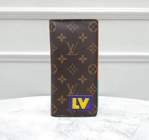 Louis Vuitton Rubber Patch Brazza Wallet 94578713 - Picture 1 of 7