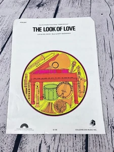 Vintage Sheet Music "The Look of Love" Burt Bacharach CASINO ROYALE Movie - Picture 1 of 4