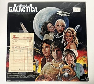 Battlestar Galactica-Orig. Soundtrack-ORIG. 1978 US LP-SEALED w/ORIG. Receipt! - Picture 1 of 3