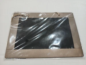 Metal Framed Chalkboard Hanging Bronze Tone Rustic 7 X 5 Inch New Sealed Package - Picture 1 of 6