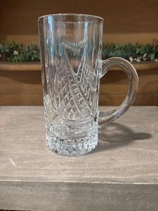 1980’s Mikasa Sail Boat Beer Stein Handle Anker Maritim Barware Crystal NICE - Bild 1 von 9