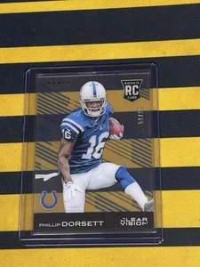 2015 Panini Clear Vision - Rookie Phillip Dorsett #117 Blue Leg Up /99 (RC) - Picture 1 of 2