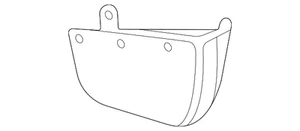 Genuine GM Mud Guard 84639029 - Picture 1 of 4