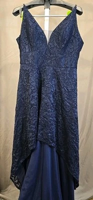 Vestido de novia David's azul marino talla 12 👗 💙  Foto 1 de 4