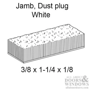 Marvin Weatherstrip For Single Hung and Double Hung Windows Fuzzy Weatherstrip - Picture 1 of 3