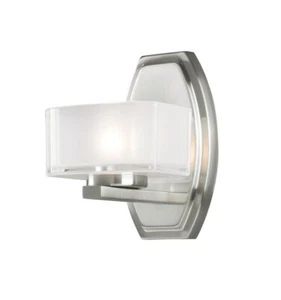 Z-Lite Cabro 1-Light Brushed Nickel Wall Sconce - Picture 1 of 1