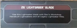 26” Lightsaber Blade Star Wars Galaxy's Edge Legacy Hilt Disney - Picture 1 of 1