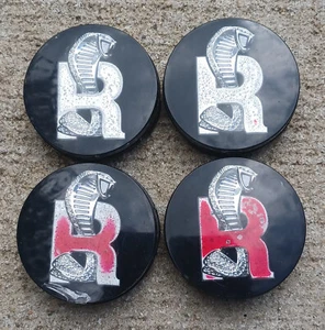 SVT Shelby Cobra Mustang center cap set of 4, 2000, part # M1096J rare! - Picture 1 of 3