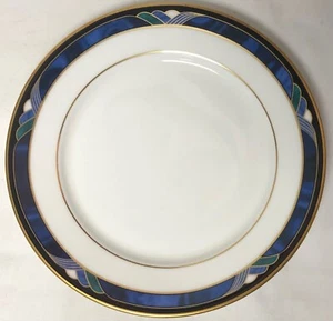 "PLATO DE PAN DE PORCELANA DE HUESO FINO LENOX COLECCIÓN DEBUT REAL KELLY 6 3/8" - Imagen 1 de 5