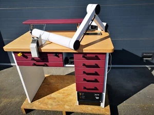 Freunding Tisch mit Absaugung und Absaugmaul und Lampe - Bild 1 von 5
