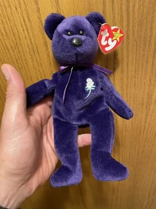 Ty Beanie Baby  PRINCESS the Diana Bear from 1997 - Bild 1 von 4