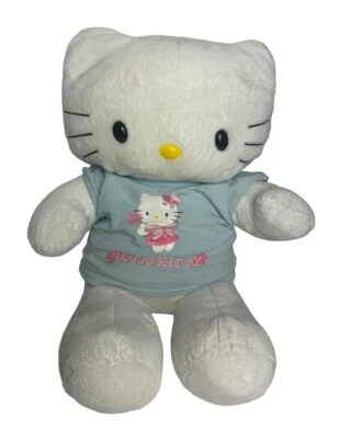 Hello Kitty Build A Bear Stuffed Plush Animal 2010 RETIRED SANRIO 17" NO Bow - Image 1 of 4