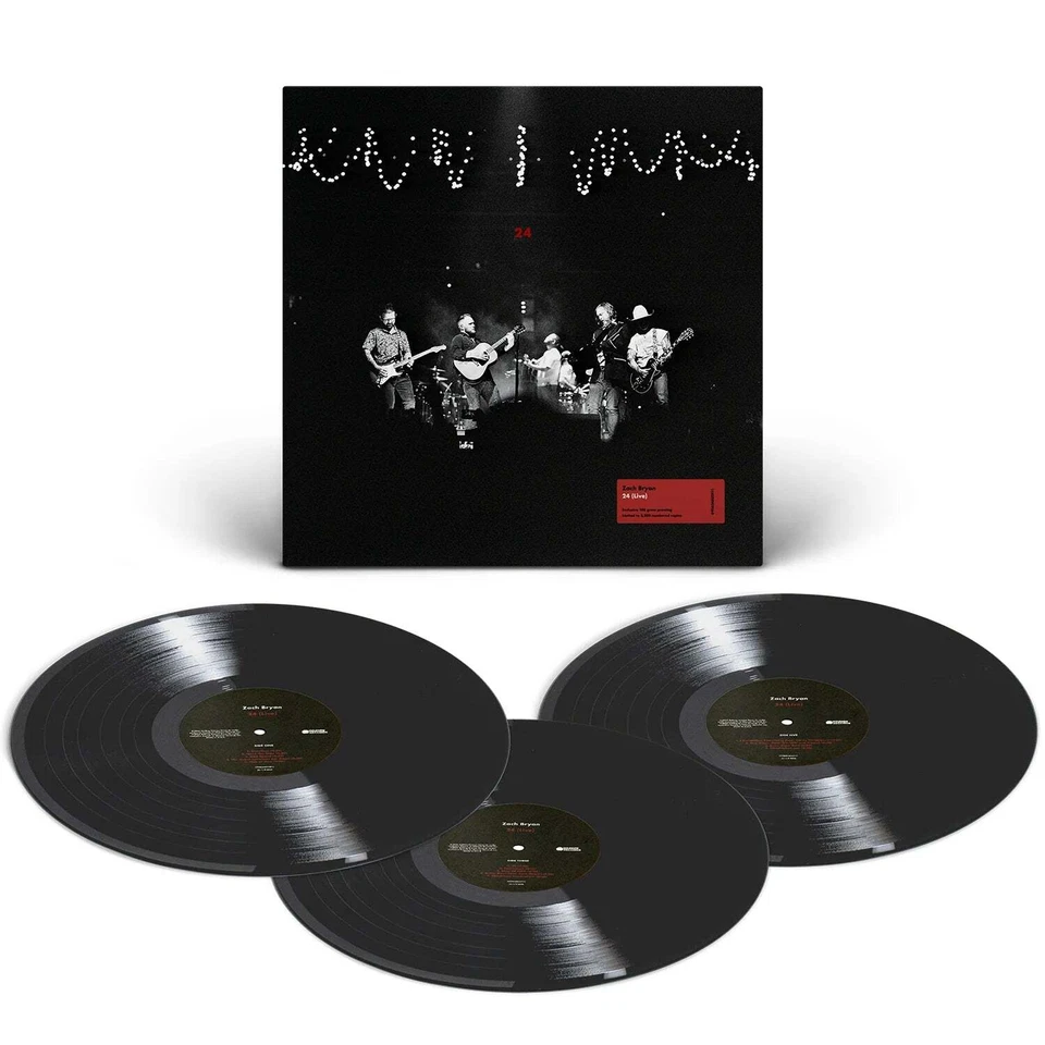 ZACH BRYAN 24 (Live) 3LP Limited Edition /2500 Vinyl LP IN HAND SHIPS NOW 