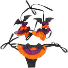 Bathing Suit Halloween Costumes Devil Bikini Lace up