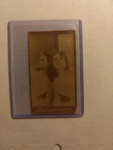 Rare very old Vintage Old Fashion fine cut Tobacco card two females on front - Picture 1 of 2