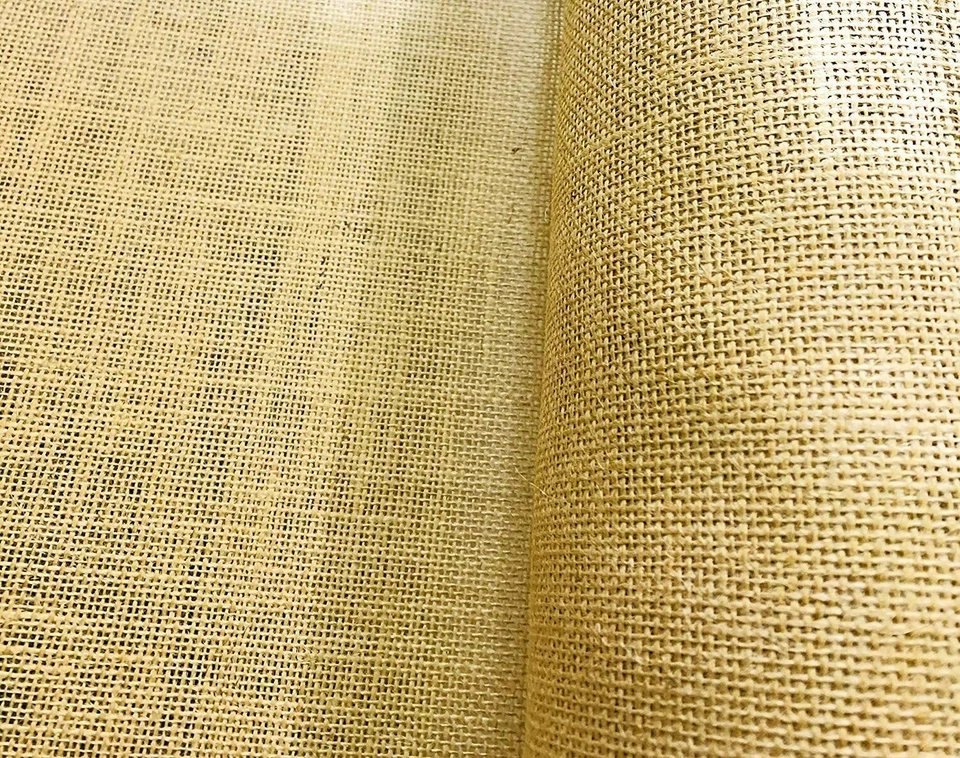 Burlap Fabric 38-40 Inches Wide - 100% Jute - Natural Eco Friendly