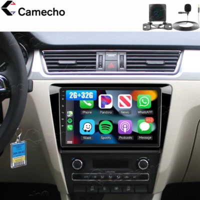 Carplay Autoradio Android 15 Für Skoda Rapid Spaceback 12-20 GPS NAV WIFI Kamera - Bild 1 von 4