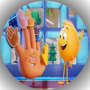 Tortenaufleger Geburtstag Party Tortenbild Fondant Oblate Emoji der Film  P21 - Imagen 1 de 1