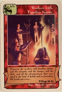 Redemption TCG CCG Workers Familiar Spirit Card EXCELLENT Cactus Game Designs - Picture 1 of 2