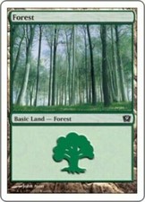Forest 350 Ninth Edition Light Play LP MTG Magic DNA GAMES