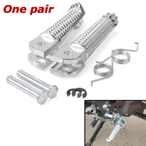 For YAMAHA YZF R25 R3 R125 R1 R6 Rider Front Foot Pegs Footrest Pedal Adapters - Picture 1 of 23
